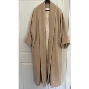 Max Mara camel long coat women Sz. 8 alpaca/wool/mohair